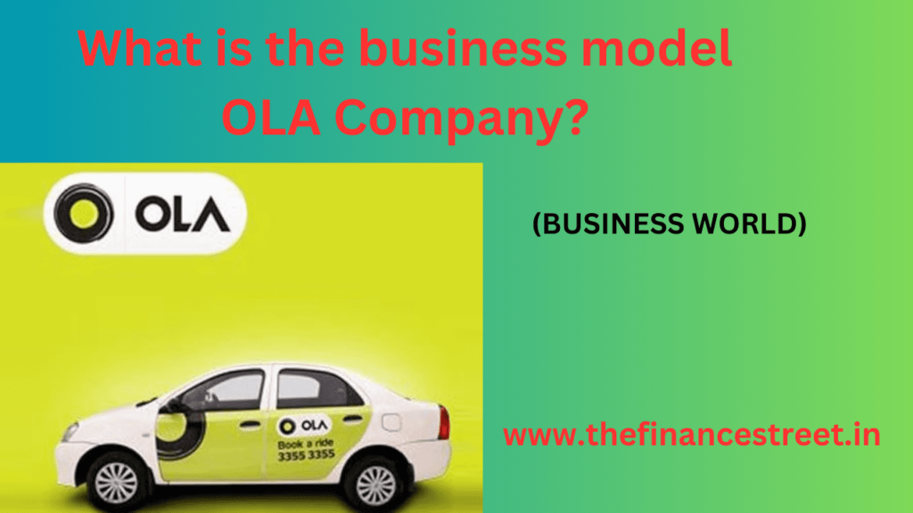 business model of Ola is a ride-sharing co. operates primarily in transportation sector to customers through its mobile app.